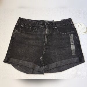 Free Assembly Women’s Rolled Cuff Jean Shorts, 4” Inseam, Sizes 10